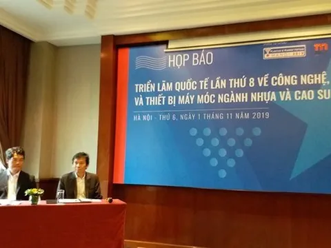 Sắp diễn ra Triển lãm quốc tế ngành nhựa & cao su tại Hà Nội